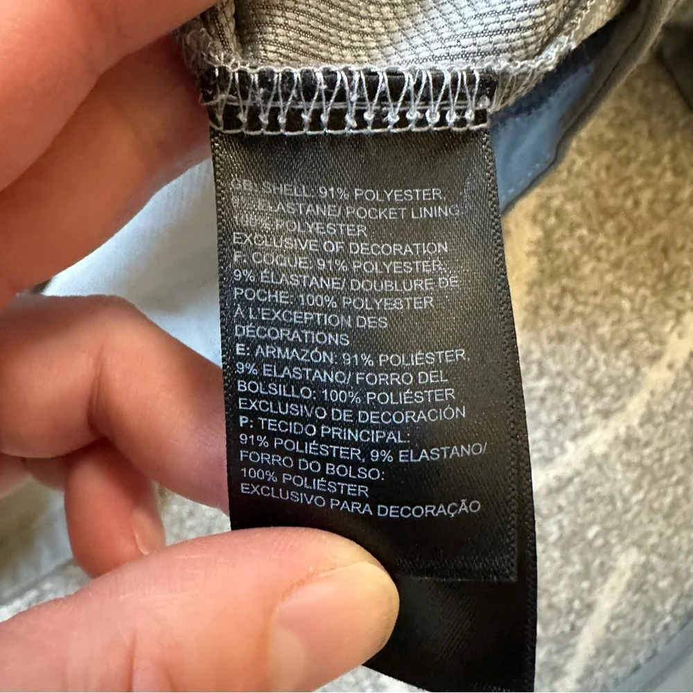 North Face Gray Lightweight Windebreaker
